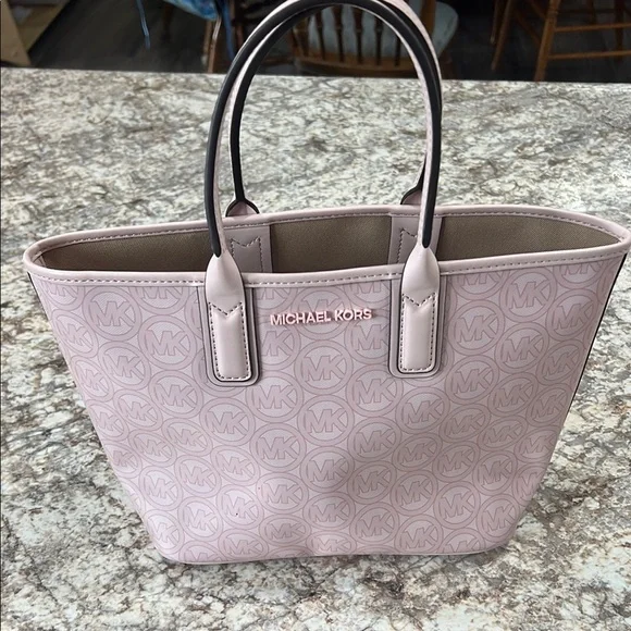 Michael Kors Jodie Jacquard Small Tote Bag - Picture 1 of 8